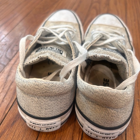 Converse All Star Beige Canvas Sneakers - Picture 4 of 5